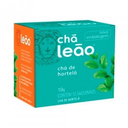 Chá Hortelã com 10 Saches - Leão