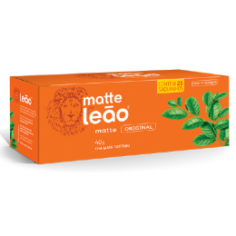 Chá Mate Tradicional com 25 Saches - Leão