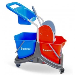 Conjunto Doblô 50 Litros NY114 Azul/ Vermelho - Bralimpia