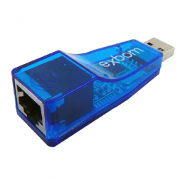 Conversor Adaptador de Rede USB 2.0 RJ45 - Exbom