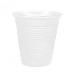 Copo Plástico Descartável 200ml Branco Com 100 PS - Copobom