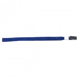 Cordão para Crachá com Clip com 50 Unidades Azul Royal - Lider