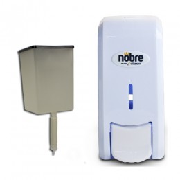 Dispenser Para Sabonete Liquido ou Álcool com Reservatório 800ml 40301 - Nobre