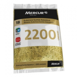 Elástico Amarelo 1 Kg 2.200 UN Super - Mercur
