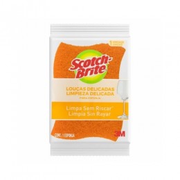 Esponja Dupla Face Laranja Não Risca Scotch-Brite - 3M