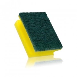 Esponja Multiuso Dupla Face Verde / Amarela Salva Unhas Scotch-Brite - 3M
