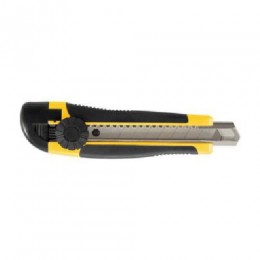 Estilete Largo 18mm Metal Emborrachado Com Trava ES 218 - Vonder