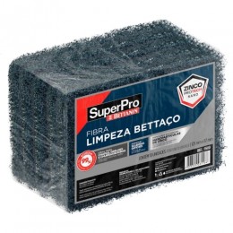 Fibra Limpeza Pesada Bettaço Preto com 10 UND 125x87mm REF9500 -  SuperPro Betanin