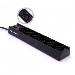 Filtro De linha Bivolt Preto 6 Saídas fl-61bk - C3Tech