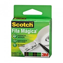 Fita Adesiva Mágica Scotch 12x33 - 3M