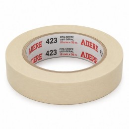 Fita Crepe Uso Geral 18 mm x 50 m 423 Adere