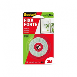 Fita Dupla Face 24x1,5 Espuma Scotch - 3M