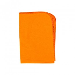 Flanela Limpeza Laranja 28x48cm 100% Algodão