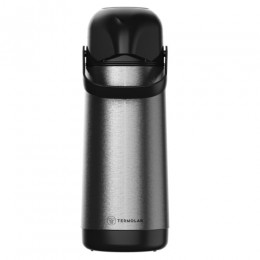 Garrafa Térmica Inox Lúmina 1 Litro Pressão - Termolar 