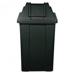 Lixeira Preta 100 Litros Basculante - JSN