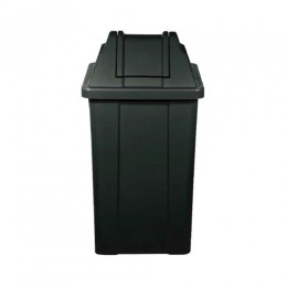 Lixeira Preta 25 Litros Basculante - JSN