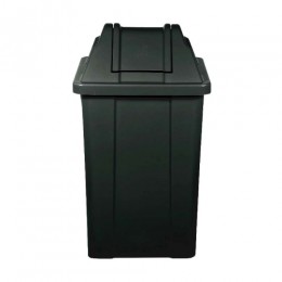 Lixeira Preta 60 Litros Basculante - JSN