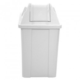 Lixeira Branca 100 Litros Basculante - JSN