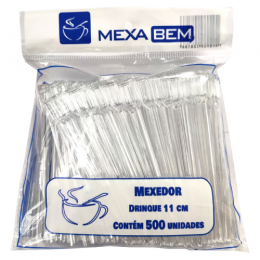 Mexedor Drinque Cristal 11 cm com 500 - Mexa Bem