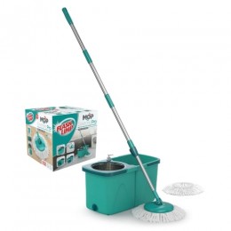 Mop Giratório Pro MOP7824 Cesto Inox 9 Litros - Flash Limp