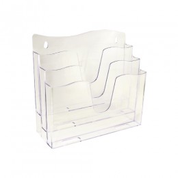 Organizador de Documentos Triplo Transparente H3055 - Dello