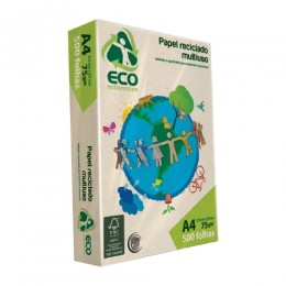 Papel A4 Sulfite Reciclado 500 Folhas - Jandaia