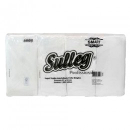 Papel Toalha Interfolhado 20x21 100% Celulose 20gr Smart Sulleg Com 1000 Folhas Simples - Sulleg
