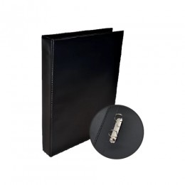 Pasta Fichário Universitário 2 Argolas PVC Preto 315 - ACP