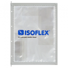 Pasta A4 Com Pinos Branca - Isoflex