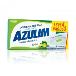 Pastilha Sanitária Adesiva Citrus Com 4 - Azulim