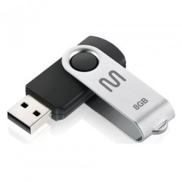 Pen Drive 8GB Twist USB Preto - Multi