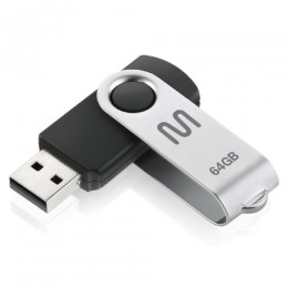 Pen Drive 64GB Twist USB Preto - Multi