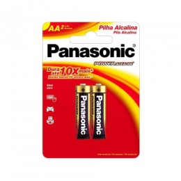 Pilha AA 1.5V Alcalina Com 2 Unidades - Panasonic