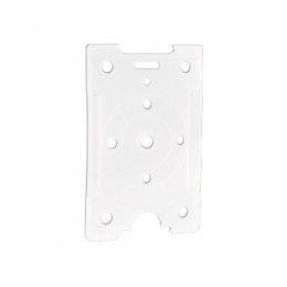 Porta Crachá Vertical PVC Branco Com 100