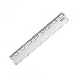 Régua Cristal Poliestireno 15cm 10270001 - Waleu