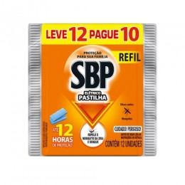 Repelente Elétrico Refil Pastilha Com 10 Unidades - SBP