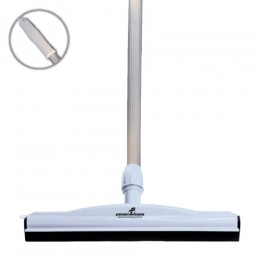 Rodo Plástico Duplo Branco 35cm Com Cabo Alumínio - Panamericana