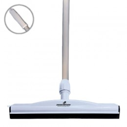 Rodo Plástico Duplo Branco 45cm Com Cabo Alumínio - Panamericana