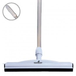 Rodo Plástico Duplo Branco 55cm Com Cabo Alumínio - Panamericana