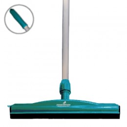 Rodo Plástico Duplo Verde 45cm Com Cabo Alumínio - Panamericana