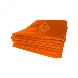 Saco de Lixo Resíduo Químico Laranja 200 Litros 90X110 Com 100 Unidades 0,50GR - Premium