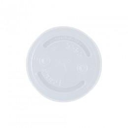 Tampa Descartável Para Copo 300ml Transparente Com 50 Unidades