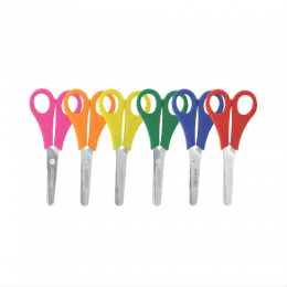 Tesoura Escolar 13cm Cabo Colorida MP501 - Masterprint 