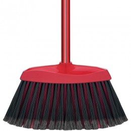 Vassoura Nylon Multiuso Madri Com Cabo Vermelha - Condor