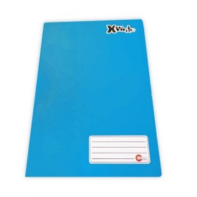 Caderno Brochurão Universitário Capa Dura Costurado X-Write 96 Folhas Azul - Máxima