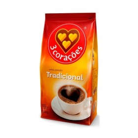 Café Tradicional Almofada Pacote 500g - 3 Corações