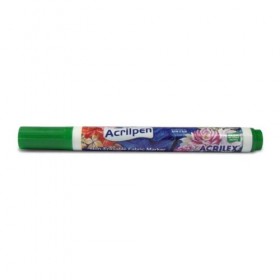 Caneta para Tecido Verde Musgo 513 Acrilpen - Acrilex 