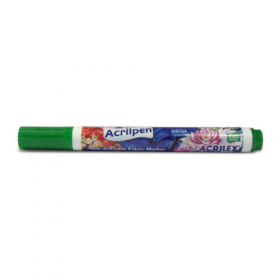 Caneta para Tecido Verde Musgo 513 Acrilpen - Acrilex 