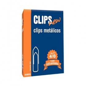 Clipes 4/0 com 400 Unidades Galvanizado - Clips New