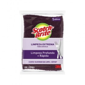 Esponja Dupla Face Roxo Extreme Scotch-Brite - 3M